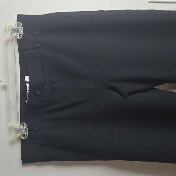 Betabrand-Classic Dress Pant Yoga Pant Bootcut in Black-Size Petite Large - Picture 8 of 17